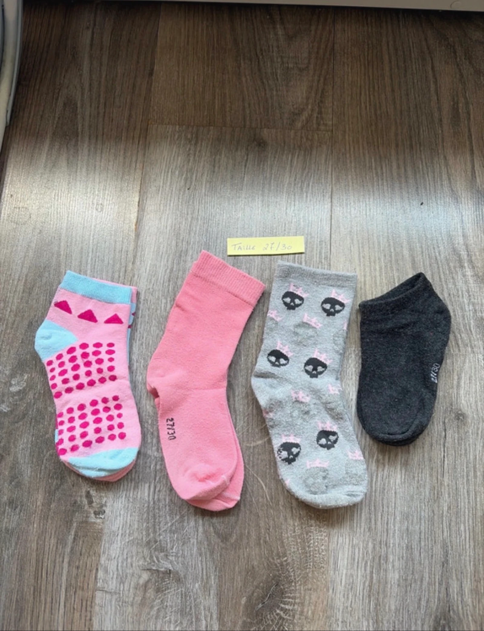 Lot de 4 chaussettes 27/30